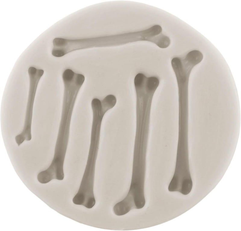 MINFEIDMS Halloween Theme Fondant Molds Bone Candy Molds For Cake Decorating Cupcake Topper Candy Chocolate Gum Paste Polymer Clay - Image 5