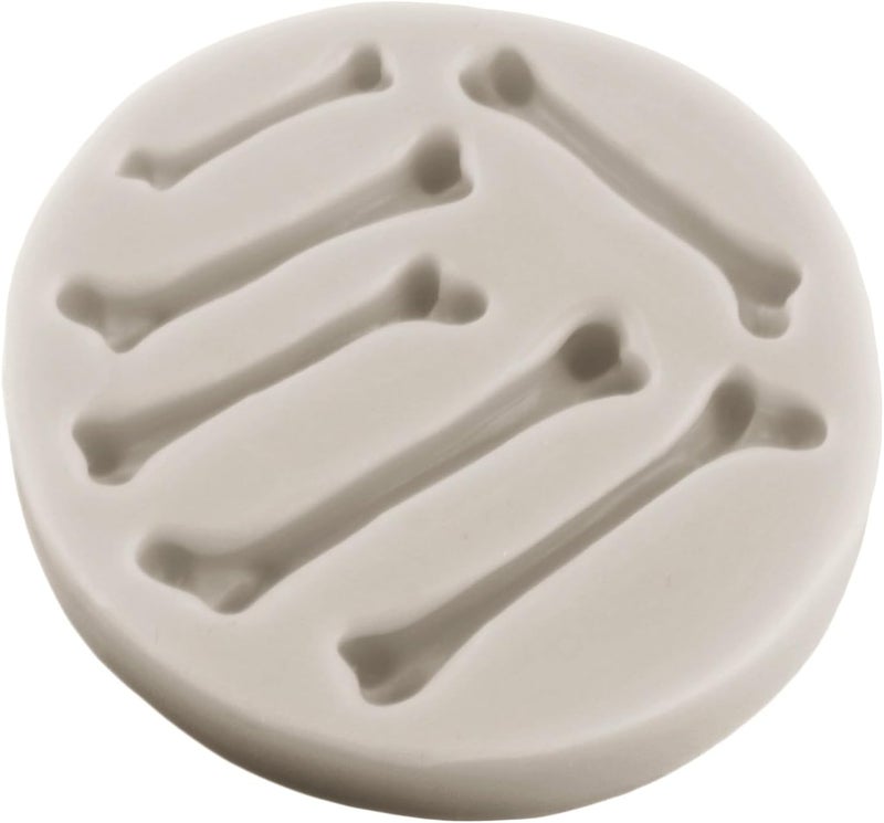 MINFEIDMS Halloween Theme Fondant Molds Bone Candy Molds For Cake Decorating Cupcake Topper Candy Chocolate Gum Paste Polymer Clay - Image 3