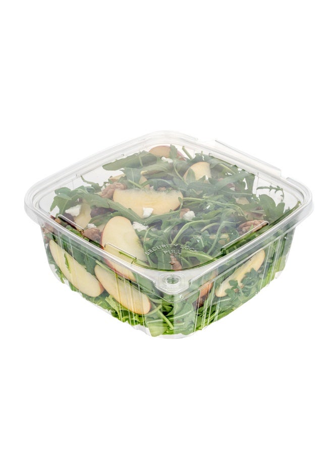 Restaurantware حاويات تمبر تيك سعة 64 أونصة، 100 حاوية دلي واضحة مقاومة للتلاعب - غطاء مفصلي، قابلة للتجميد، حاويات تحضير وجبات بلاستيكية واضحة، قابلة للاستخدام مرة واحدة، للاستخدام الخارجي أو الغداء - Image 2