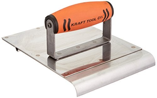 Kraft Tool أداة كرافت CF046PF حافة يدوية من الفولاذ المقاوم للصدأ / مجوفة بنصف قطر 1/2 بوصة مع مقبض بروفورم، 6 × 8 بوصة، متعدد - Image 2