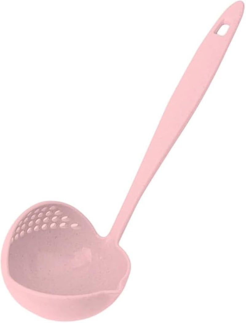 1 Piece Cooking Strainer Spoon Ladle Perfect for Soup, Stock, Meatballs, Cooking Any Food with Gravy (Multi)