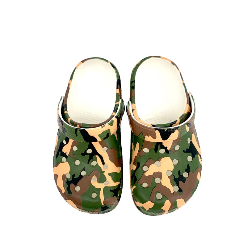 Children'S Clogs, Boys And Girls Printed Toe-Toe Beach Shoes, Clogs, Toe-Toe Sandals And Slippers, - Image 1