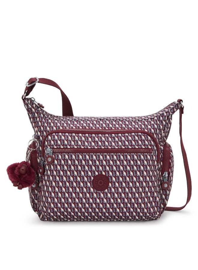 kipling Gabbie Large Across body Shoulder Bag 3DK Wine - Image 1