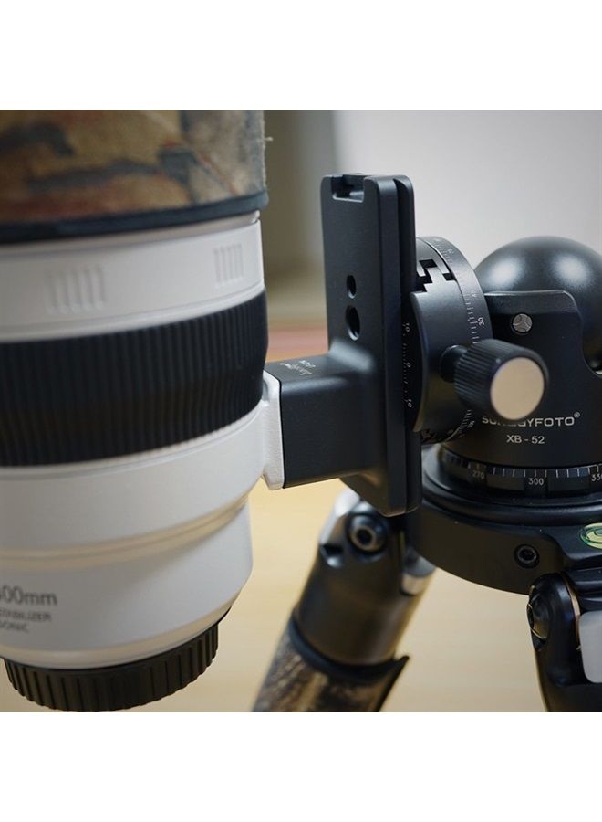 Haoge LF-C14 Lens Collar Replacement Foot Tripod Mount Ring Stand Base for Canon EF 100-400mm f/4.5-5.6L is II USM Lens Built-in Arca Type Quick Release Plate