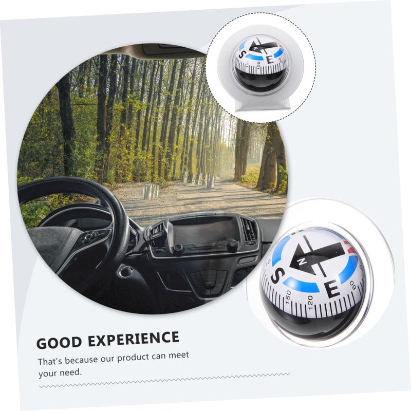 Self Adhesive Solar Car Compass Ball Dashboard Navigation Tool for Car Truck Boat - Image 5