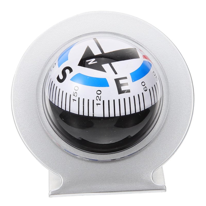 Self Adhesive Solar Car Compass Ball Dashboard Navigation Tool for Car Truck Boat - Image 2