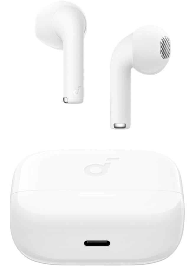 Soundcore K20i by Anker, Semi-in-Ear Earbuds, Bluetooth Wireless, 36H Playtime, Fast Charge, Clear Sound, Comfortable Fit, ENC 2-Mic Clear Calls, Custom EQ, IPX5, Bluetooth 5.3, App Control White - Image 1