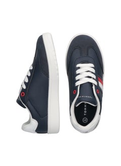 TOMMY HILFIGER Kids Stripe Lace Up Low Top Sneakers  - Image 4
