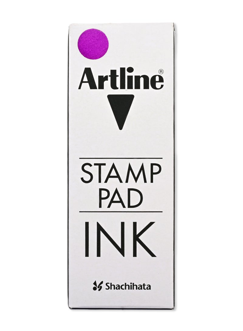 Artline ESA-2N Stamp Pad Ink, 50c.c/mls Bottle, Color:Violet - ARIKESA2NVI - Image 4
