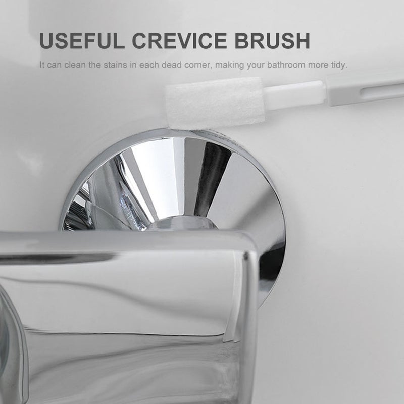 Disposable Toilet Cleaning Brush with 10PCS Refills for Toilet Bowl Cleaning System Window Crevice Brush Cleaning Tools Wet and Dry Dual-Use - Image 4