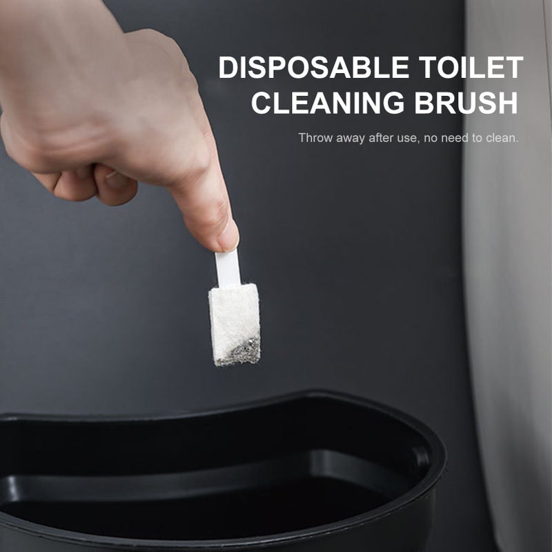 Disposable Toilet Cleaning Brush with 10PCS Refills for Toilet Bowl Cleaning System Window Crevice Brush Cleaning Tools Wet and Dry Dual-Use - Image 3
