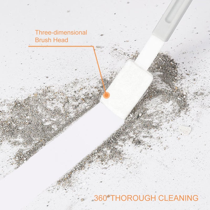Disposable Toilet Cleaning Brush with 10PCS Refills for Toilet Bowl Cleaning System Window Crevice Brush Cleaning Tools Wet and Dry Dual-Use - Image 5