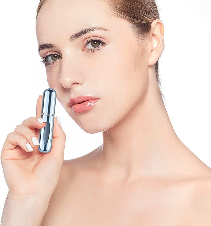 بخاخ عطر صغير قابل لإعادة التعبئة من AUGUSTYUE، 6 قطع بخاخات للسفر، 5 مل، زجاجة رذاذ عطر محمولة، كبسولة سفر للنساء والرجال - Image 5