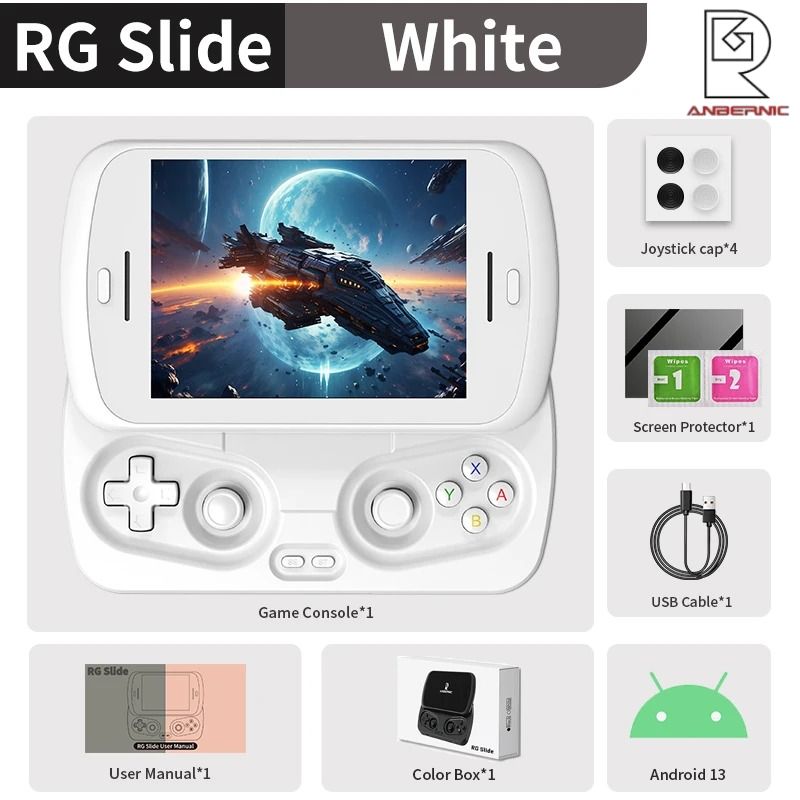 Anbernic RG Slide, White - Image 1