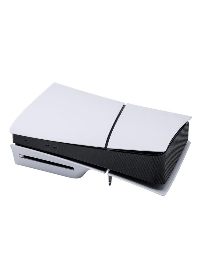 Mcbazel Skin Decal Middle Panel Protective Film Sticker for PS5 Ultra Thin Digital/Disc Console(Carbon Black) - Image 1