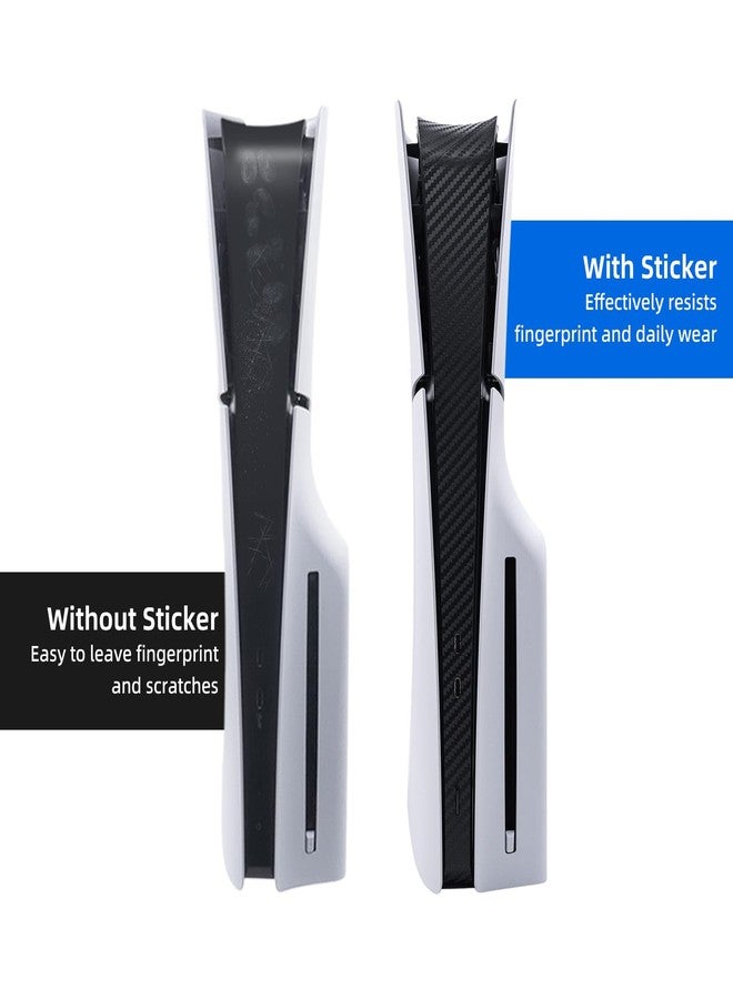 Mcbazel Skin Decal Middle Panel Protective Film Sticker for PS5 Ultra Thin Digital/Disc Console(Carbon Black) - Image 5