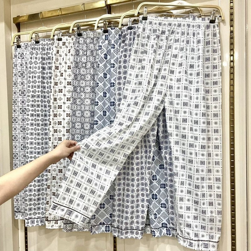 Double Pocket Men'S Pajama Pants Cotton Loose Pants Casual Summer Plus Size Outer Wearing Multi-Piece Home Pants - Image 5