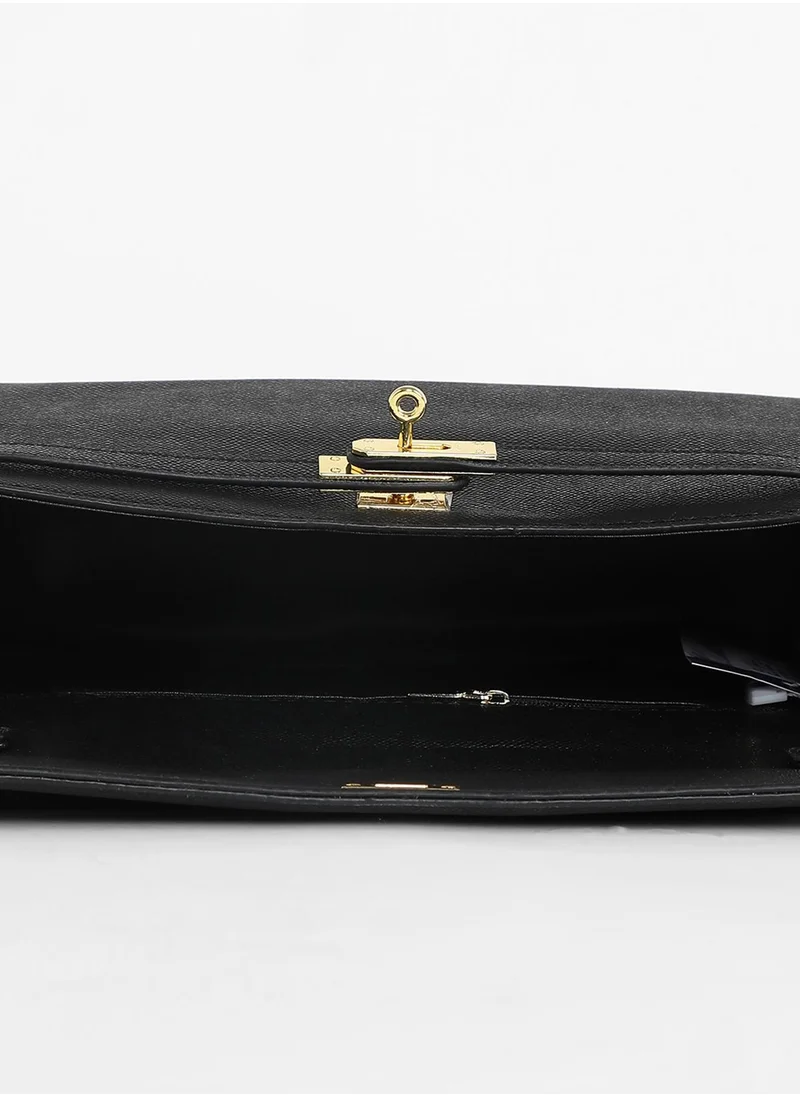 صوص هاوت The Overlap Sling Bag - Midnight Black