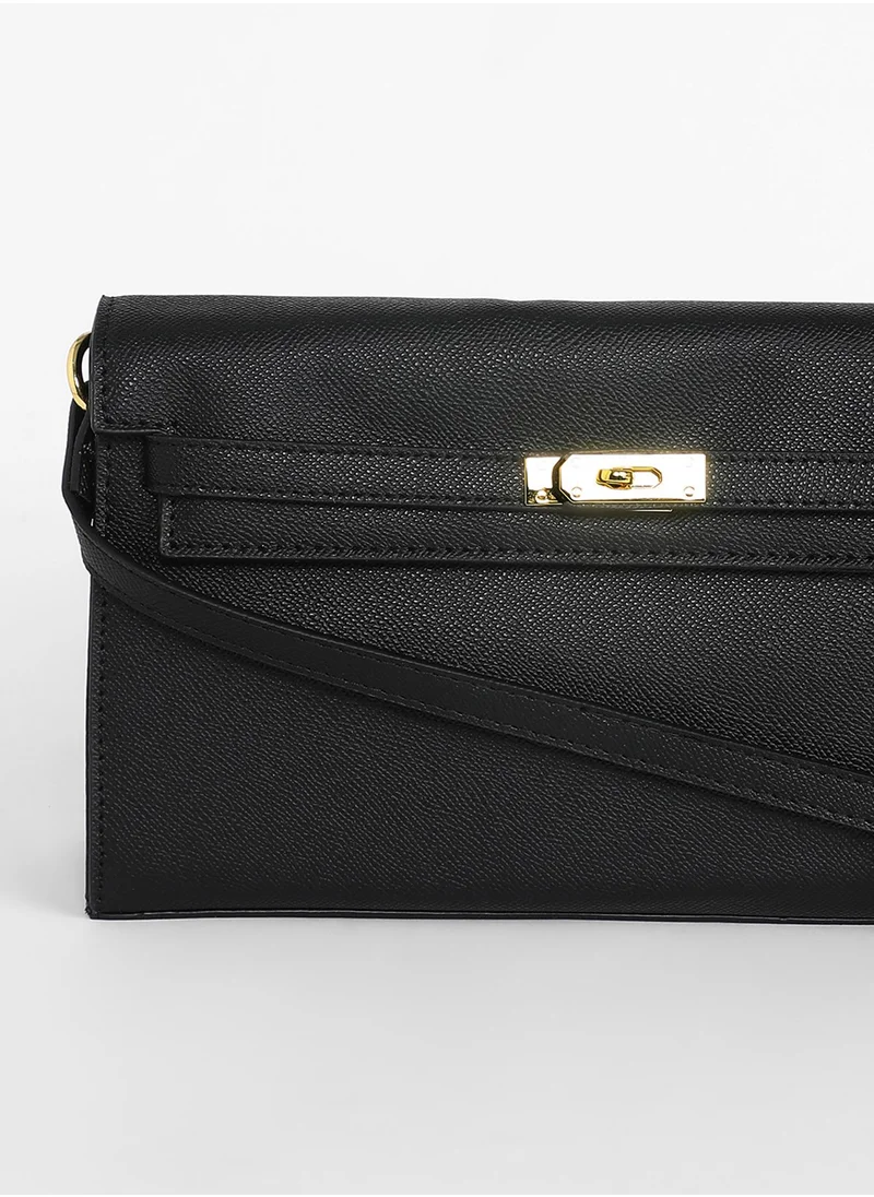 صوص هاوت The Overlap Sling Bag - Midnight Black