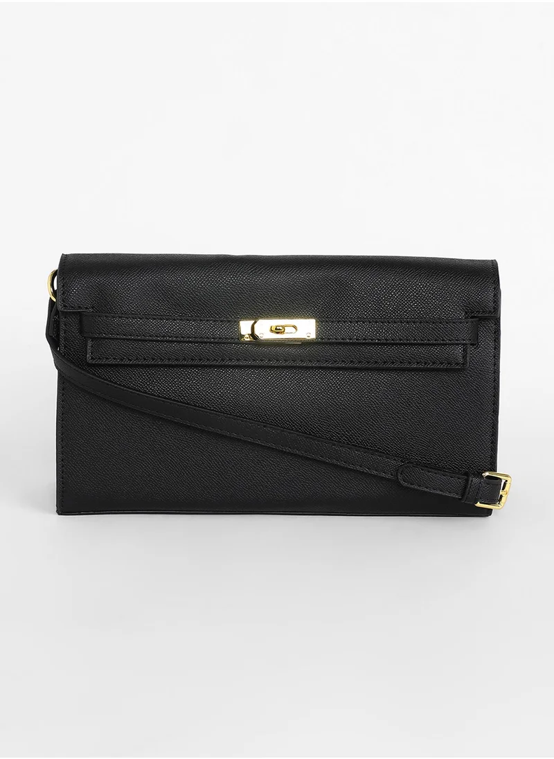 صوص هاوت The Overlap Sling Bag - Midnight Black