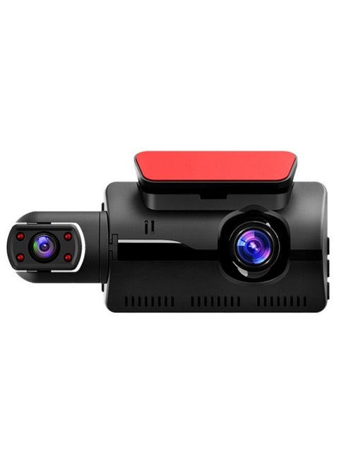 Dual-Lens 1080P Dash Cam with 3-Inch Screen, Wi-Fi Connectivity and 170-Degree Recording for Front and Interior of the Vehicle