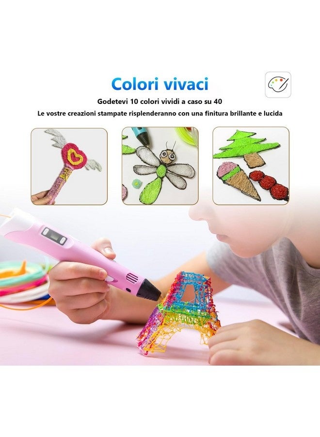 Beauenty 3D Filament Pen, 3D Filament Pen PLA Refill, 3D Pen Refills for 3D PLA Pen, (1.75mm, 10Colors, 5M Each Color) (Random Color) - Image 4