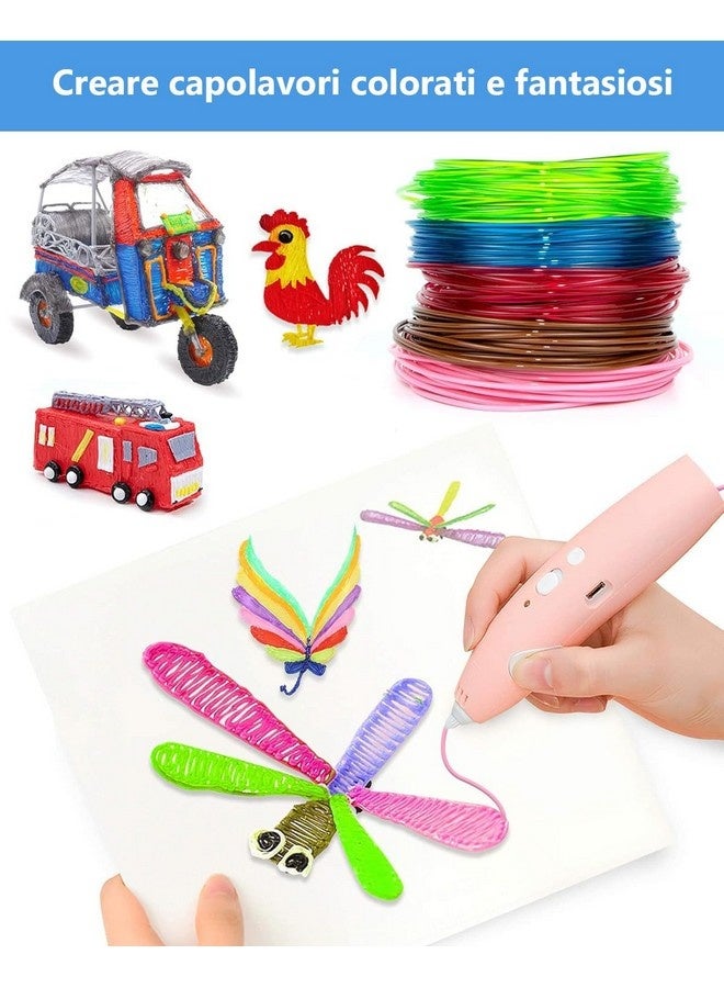 Beauenty 3D Filament Pen, 3D Filament Pen PLA Refill, 3D Pen Refills for 3D PLA Pen, (1.75mm, 10Colors, 5M Each Color) (Random Color) - Image 5