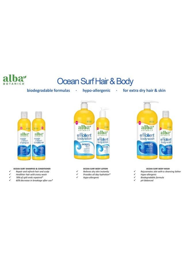 Alba Botanica Ocean Surf Very Emollient Body Lotion 12 Fl Oz  - Image 3