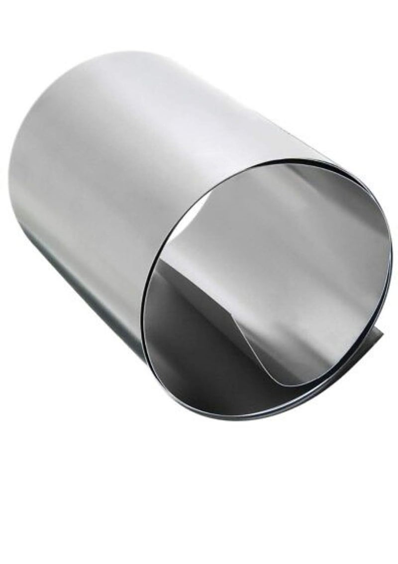 VAKOOBA Stainless Steel 304 grade 005mm Thickness100mm wide x1m Foil Sheet 48 Gauge  - Image 1
