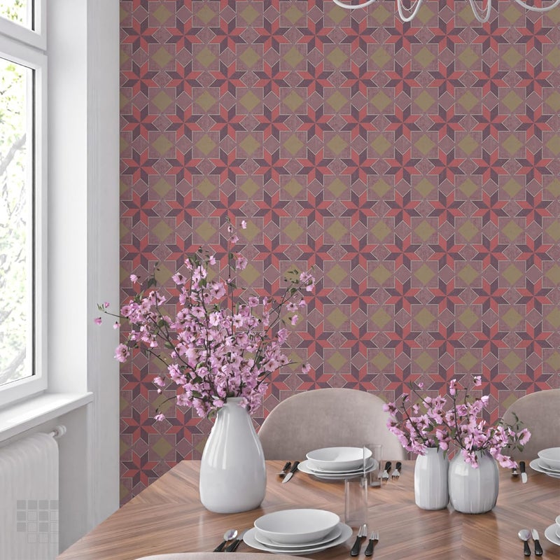 MOSAICOWALL Mosaicowall DIY Peel and Stick Self Adhesive Floor Tiles for Kitchen Living Room Matte Flooring Tile FST0026 X 6 Inches Pack of 12  - Image 5