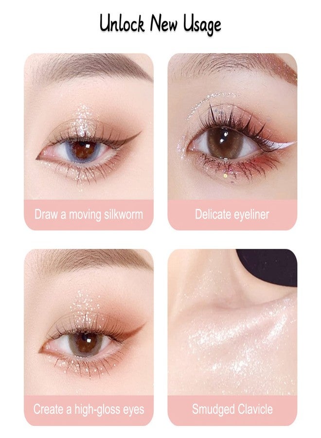 Erinde Liquid Glitter Eyeshadow Eyeliner #01 +#04 - Image 4
