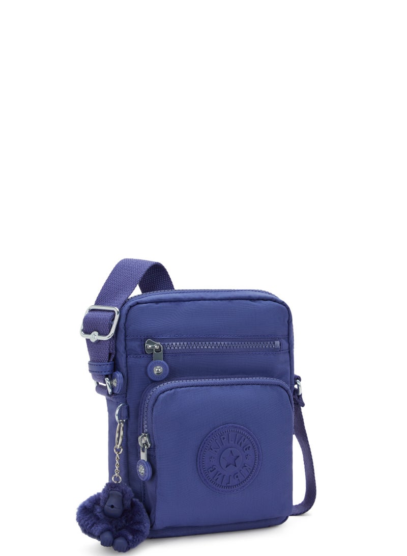 kipling Gunne Small Crossbody with Adjustable Straps Ocean Blue - Image 5