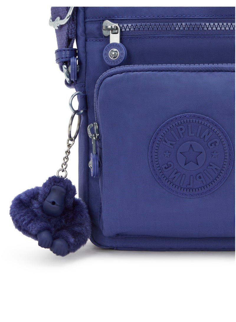 kipling Gunne Small Crossbody with Adjustable Straps Ocean Blue - Image 4