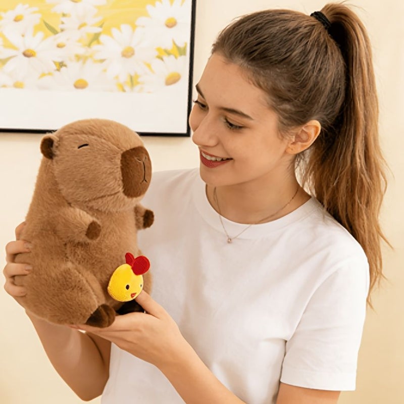 Brown Capibara Plush Doll Room Decor Pillow Soft Gift for Capibara Lovers - Image 5