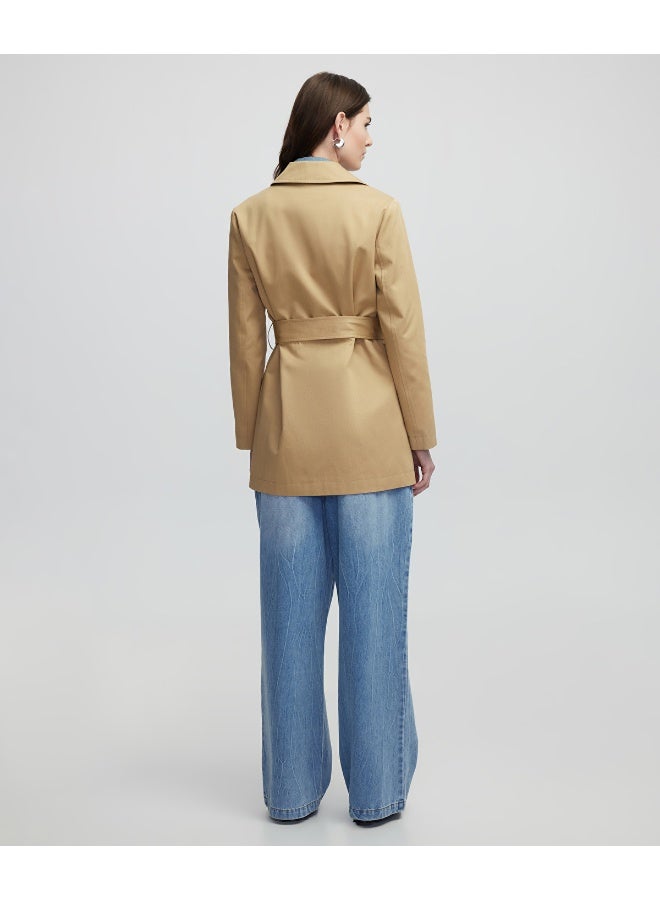Ipekyol Double-Breasted Trench Coat With Belt  - Image 5