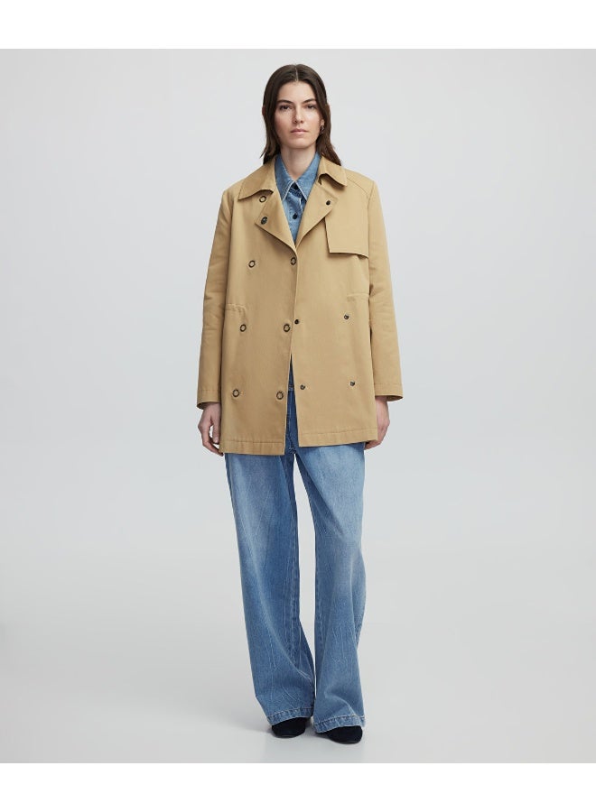 Ipekyol Double-Breasted Trench Coat With Belt  - Image 1