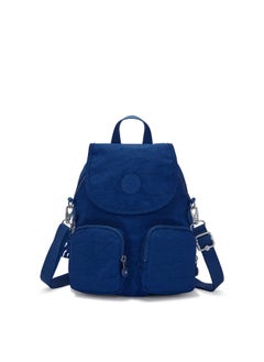 kipling Small Backpack (Convertible To Shoulderbag) Female Deep Sky Blue Firefly Up  - Image 1