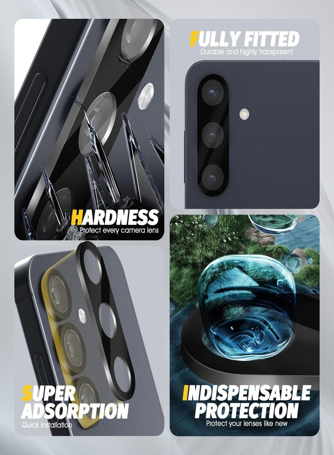Orzero (3 Pack) Camera Lens Protector Compatible for Samsung Galaxy S25, Protector de Cámera Tempered Glass 9H Precise Camera Cutouts Anti-Scratch Does Not Affect Night Shots and Flash - Image 4