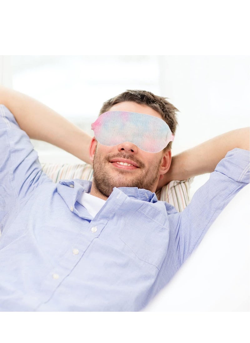 Excefore Plush Sleeping Eye Mask Sleeping Masks for Women Soft Fluffy Eye Cover Silk Eye Mask with Elastic Strap Blindfold Sleep Masks for Women Kids Men Family 3 PCS  - Image 4