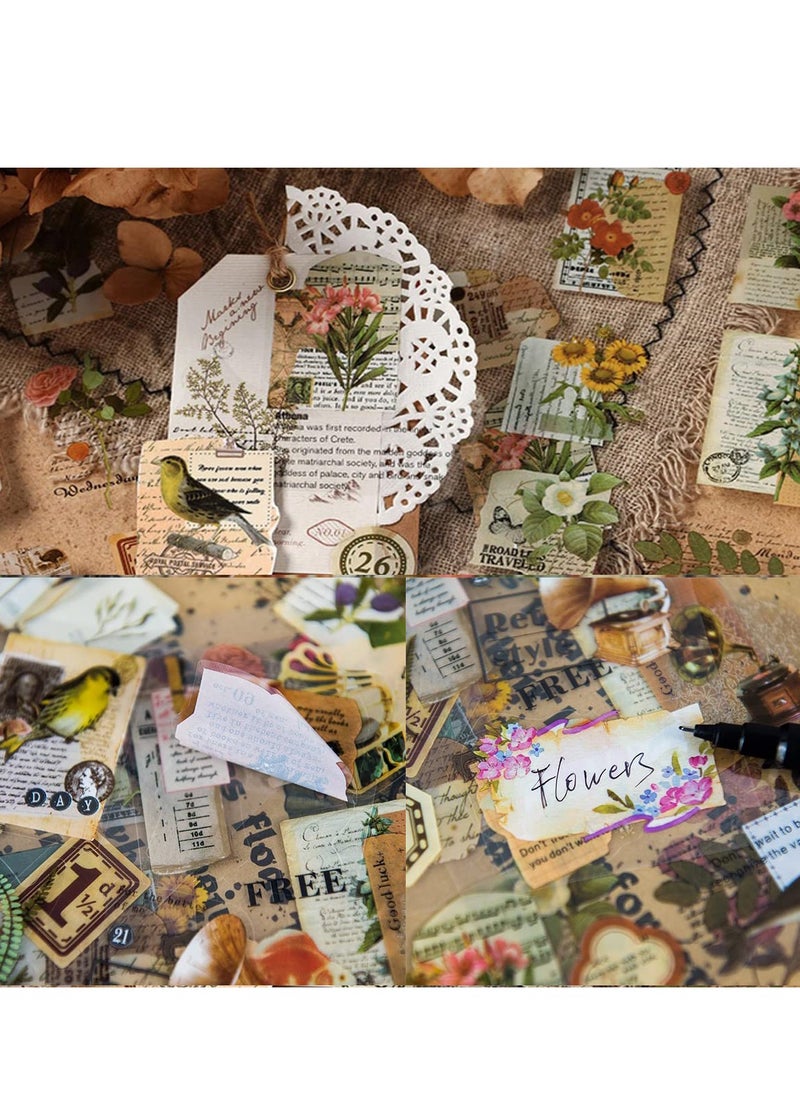 Generic Botanical Vintage Scrapbooking Paper for Journaling and Card Making Art Supplies Gift Wrapping  - Image 3