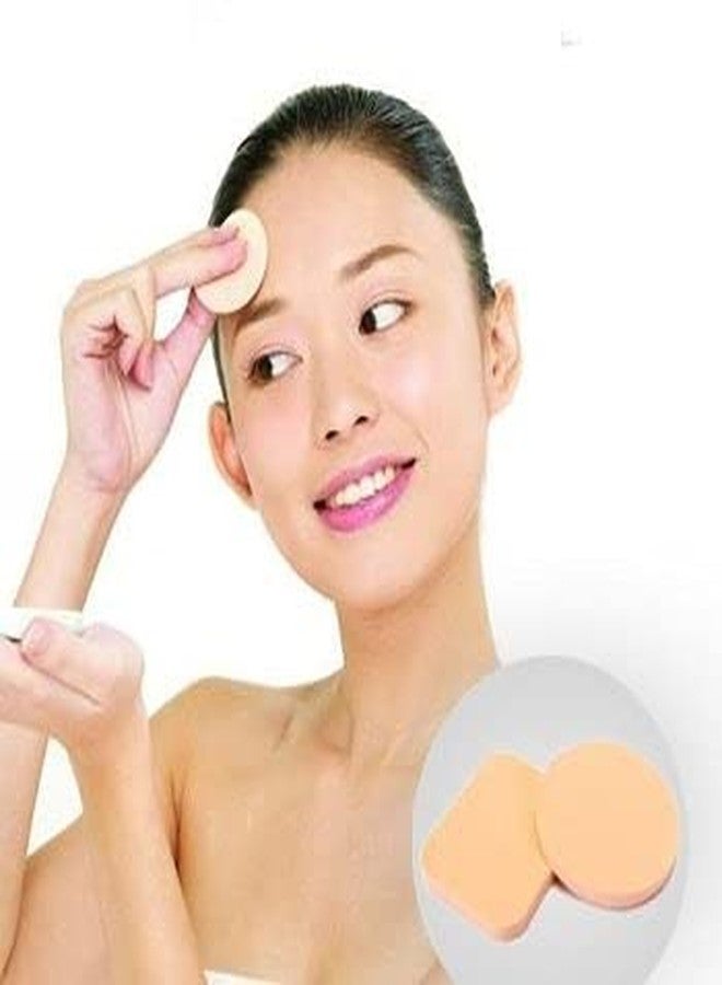 Aternal Premium Soft Velour Powder Puff for Face Makeup - Reusable Round Cosmetic Puff for Loose & Compact Powder - Smooth, Even Application (Pack of 10) - Image 3