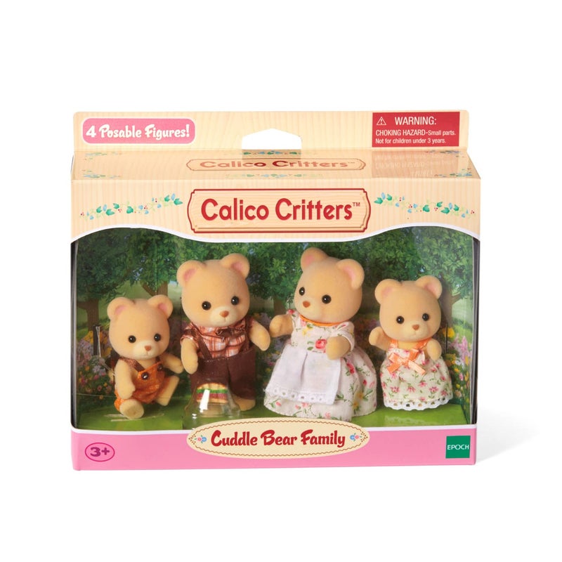 Calico Critters Cuddle Bear Family, Dolls, Dollhouse Figures, Collectible Toys 4 Count - Image 5