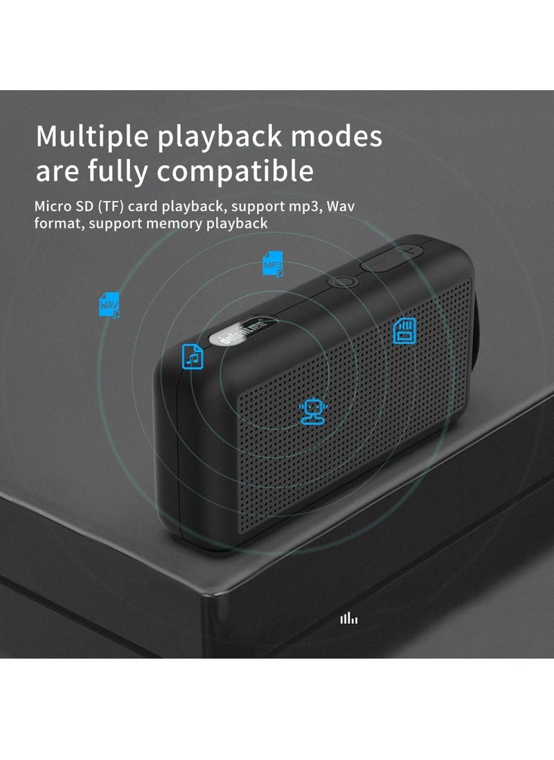 Generic - Mini Wireless Bluetooth FM Radio Speaker With Micro SD Card Slot - Image 1