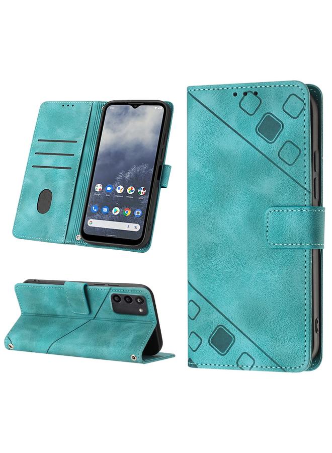 اس-توب جراب لهاتف Nokia G100 مصنوع من الجلد المنقوش بملمس ناعم - Image 1
