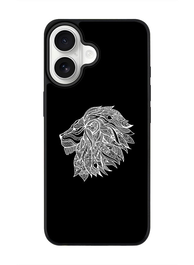 Stylizedd iPhone 17 Case, [Compatible with MagSafe] Slim Magnetic cover Phone Case iPhone 17 -Lion Abstract - Image 1