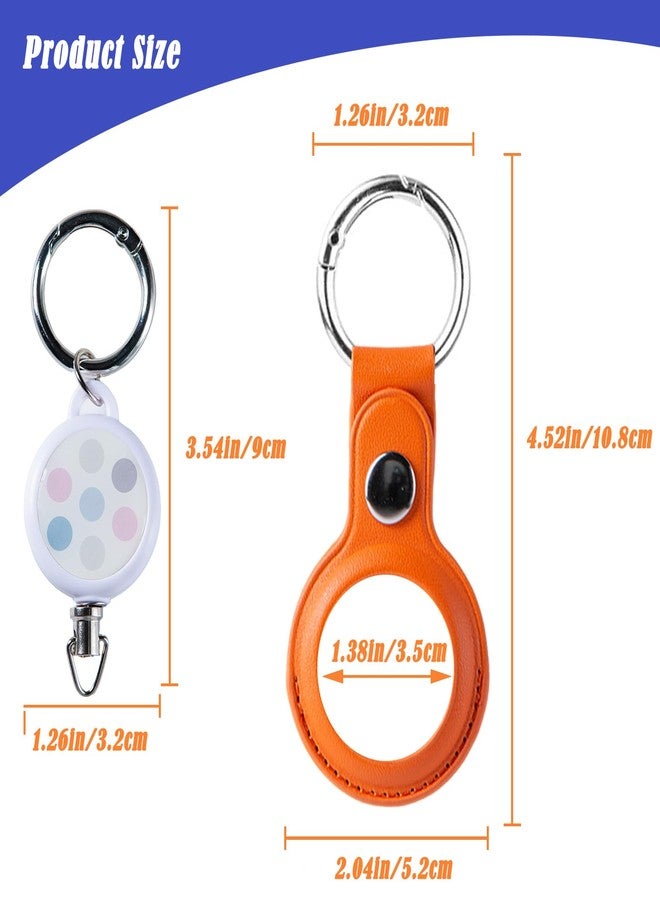 JFGLORIX 2Pcs Retractable Princess Cruise Medallion Holder Accessories,Tag Compatible with Princess Cruise Medallion,Retractable Keychain Badge Holder with Key Ring - Image 2