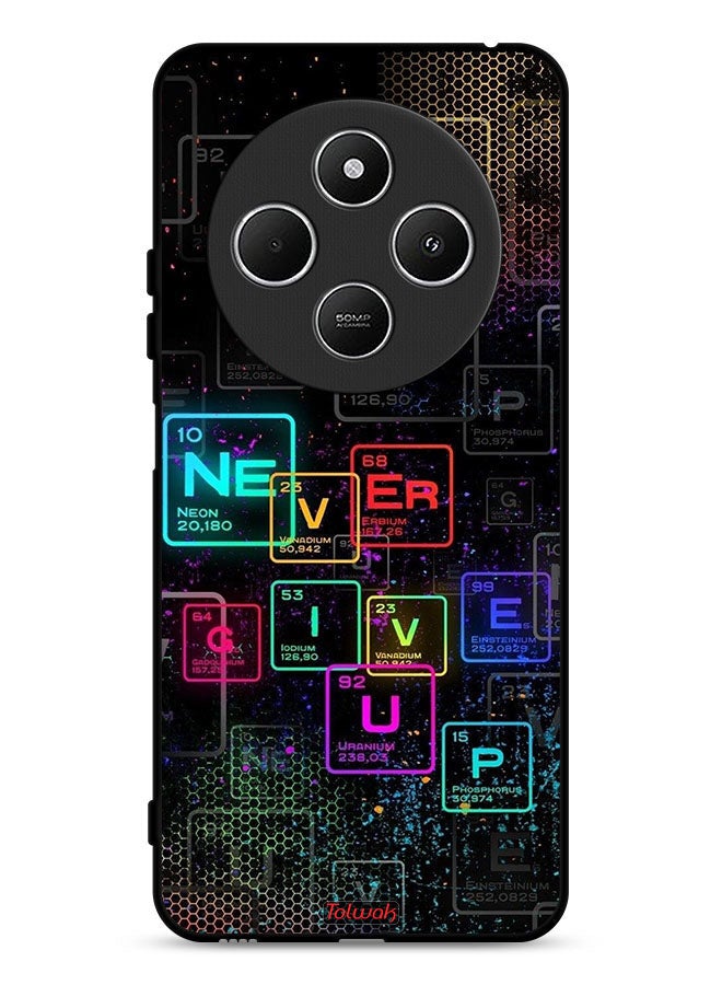 Tolwak Xiaomi Redmi 14R 5G Protective Case Cover Never Give Up Art - Image 1