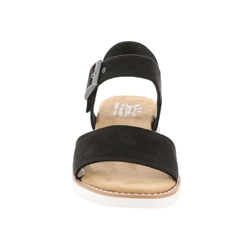 SKECHERS Women's 114147 Sandal, Black, 6.5 - Image 5