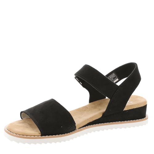 SKECHERS Women's 114147 Sandal, Black, 6.5 - Image 4