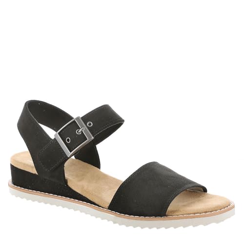 SKECHERS Women's 114147 Sandal, Black, 6.5 - Image 1